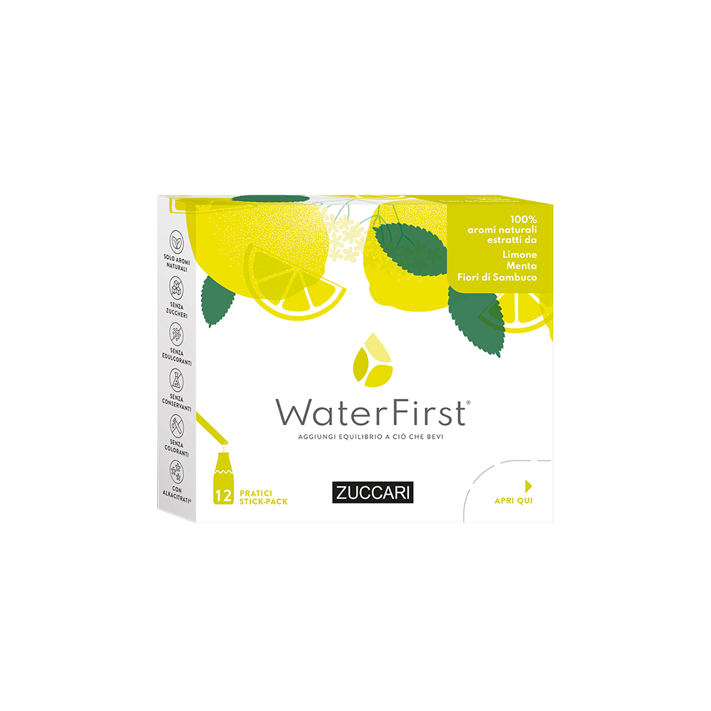 WATERFIST LIMONE,MENTA E FIORI DI SAMBUCO 12 STICK