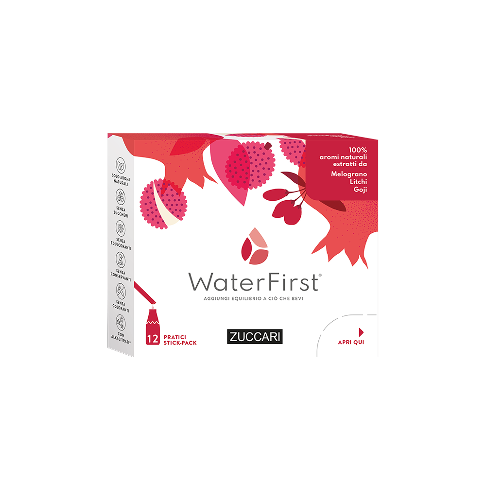 WATERFIST MELOGRANO,LITCHI E GOJI 12 STICK