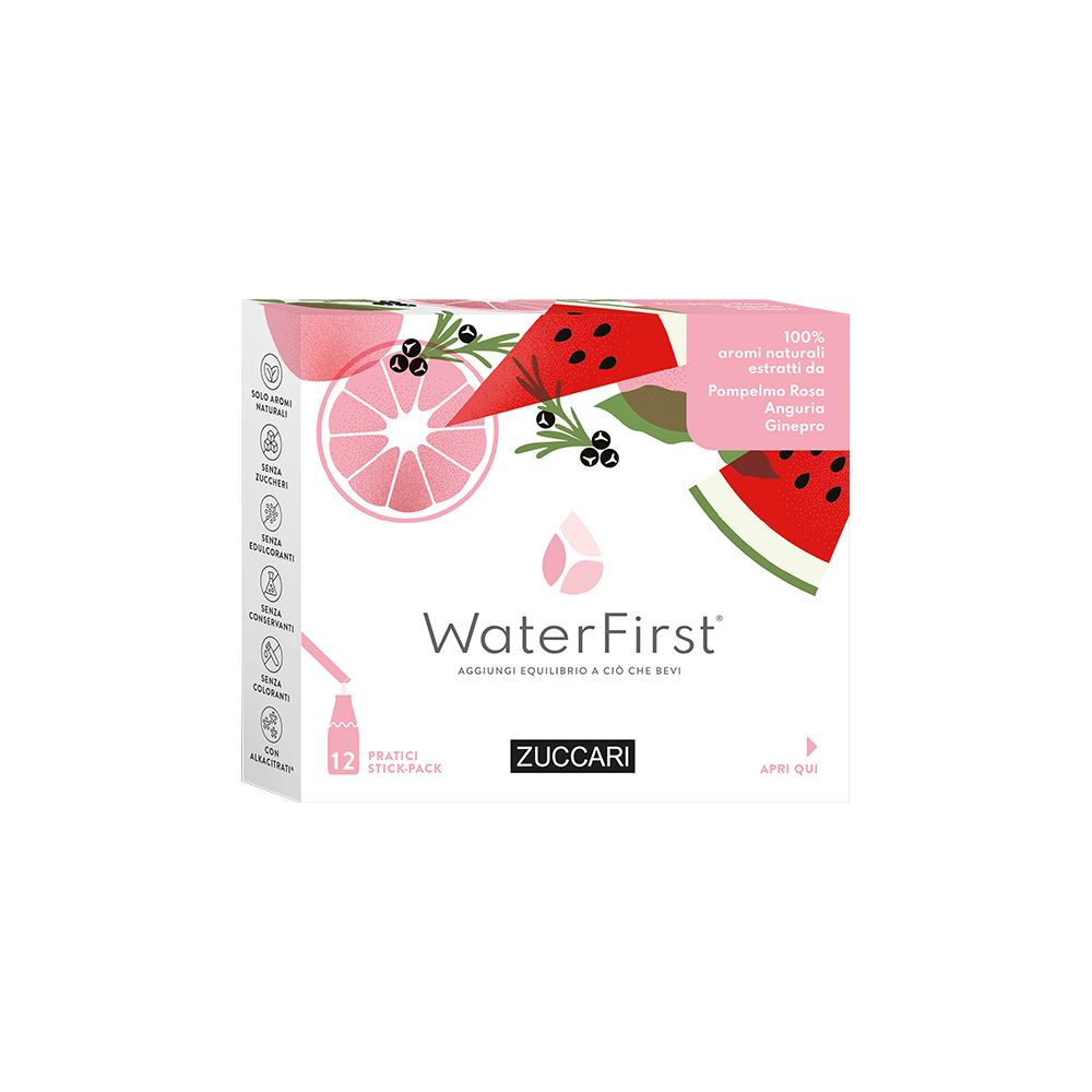 WATERFIST POMPELMO,ANGURIA E GINEPRO 12 STICK