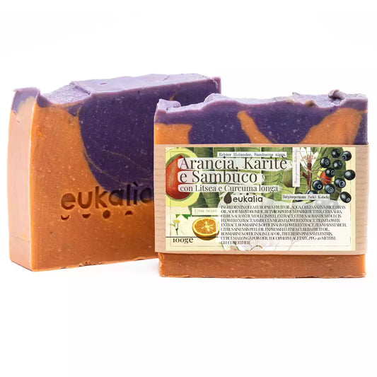 SAPONE ARANCIA, KARITE' E SAMBUCO 140G